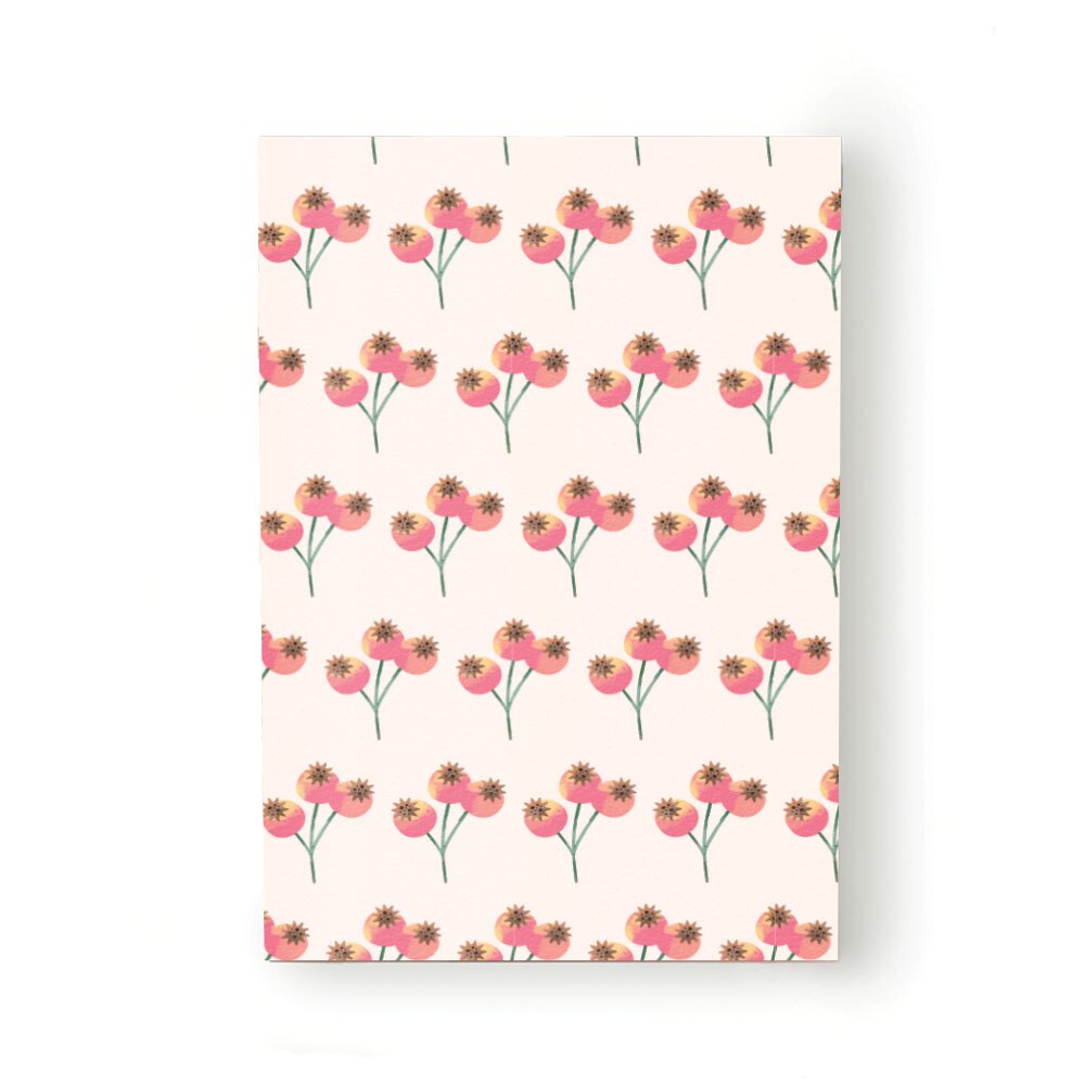 Caiet tip Agenda Heartwork cu muchie cusuta, Fructe de maces, Latime 140 mm x Inaltime 200 mm