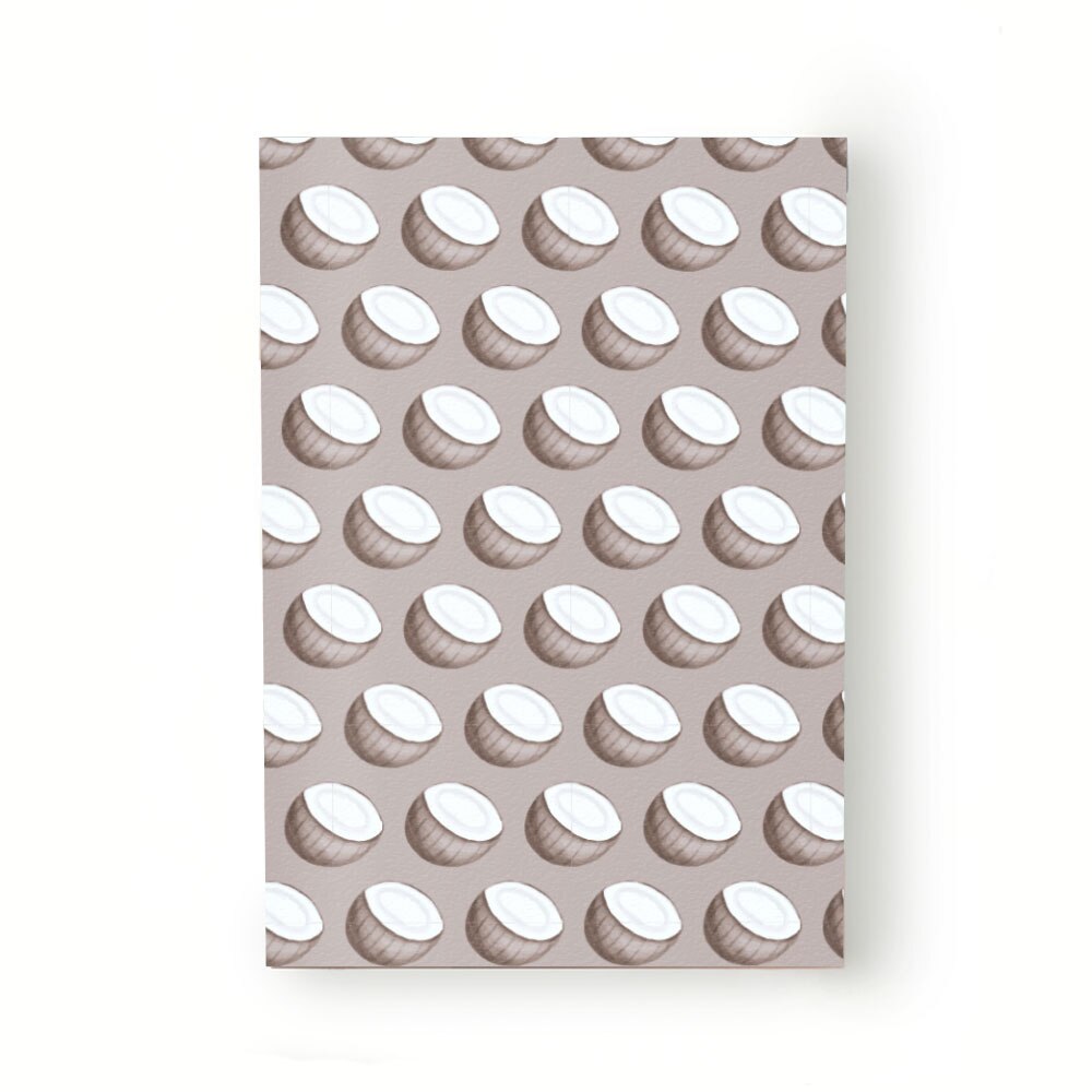 Caiet tip Agenda Heartwork cu muchie cusuta, Nuca de cocos acuarela, Latime 140 mm x Inaltime 200 mm