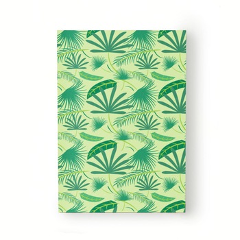 Caiet tip Agenda Heartwork cu muchie cusuta, Vegetal frunze tropicale 2, Latime 140 mm x Inaltime 200 mm Caiet tip Agenda Heartwork cu muchie cusuta, Vegetal frunze tropicale 2, Latime 140 mm x Inaltime 200 mm
