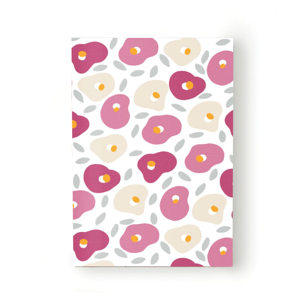 Caiet tip Agenda Heartwork cu muchie cusuta, Pete de culoare roz, Latime 140 mm x Inaltime 200 mm