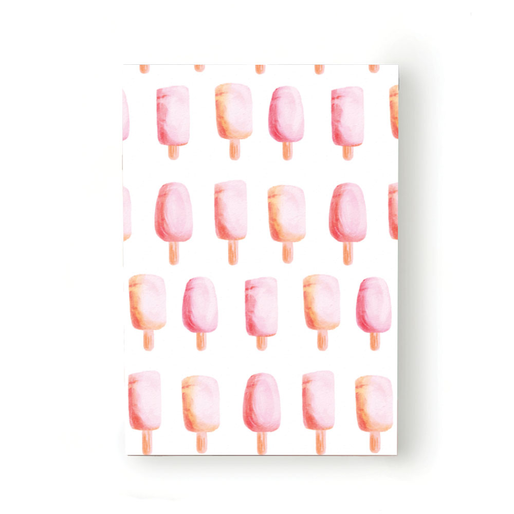 Caiet tip Agenda Heartwork cu muchie cusuta, Culinar inghetata, Latime 140 mm x Inaltime 200 mm