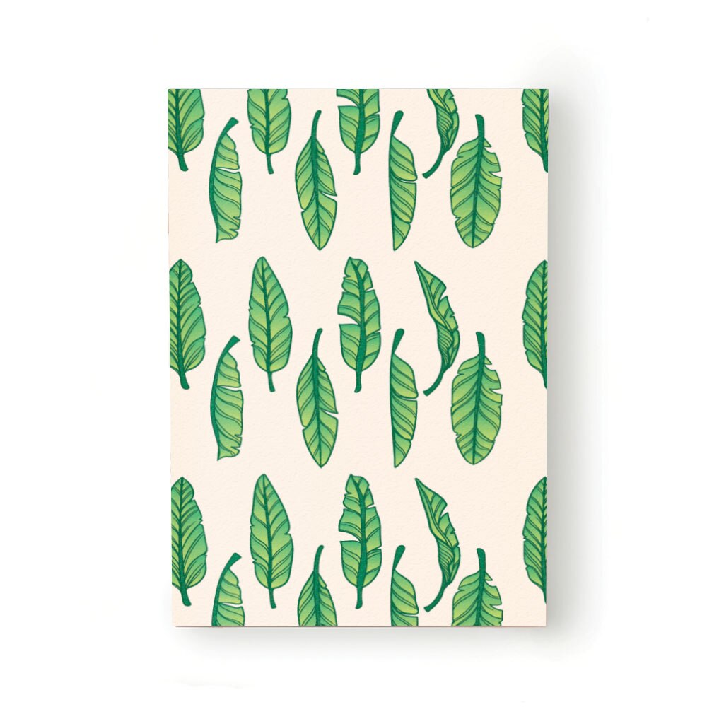 Caiet tip Agenda Heartwork cu muchie cusuta, Frunze palmier, Latime 140 mm x Inaltime 200 mm