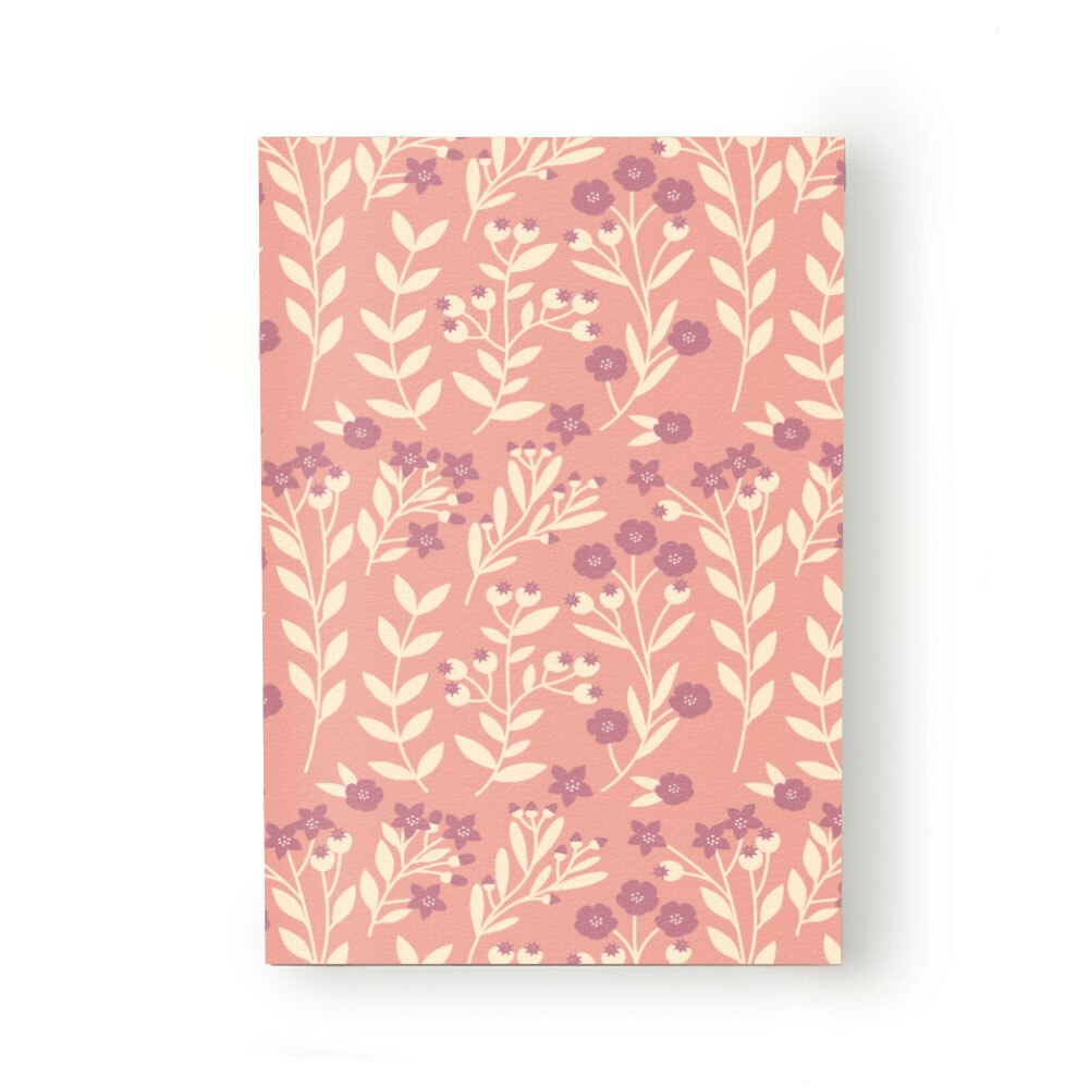 Caiet tip Agenda Heartwork cu muchie cusuta, Model natural vintage rosu, Latime 140 mm x Inaltime 200 mm