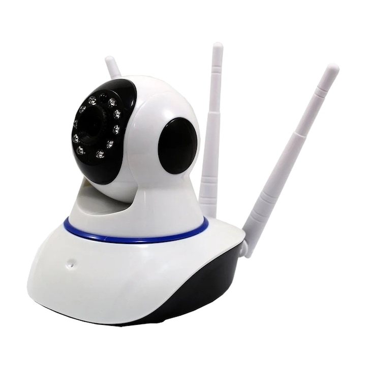Vezeték nélküli babafigyelő JT160BW, telefon csatlakozás, baba videó audio megfigyelés, kétirányú hang, forgás, mozgásérzékelő