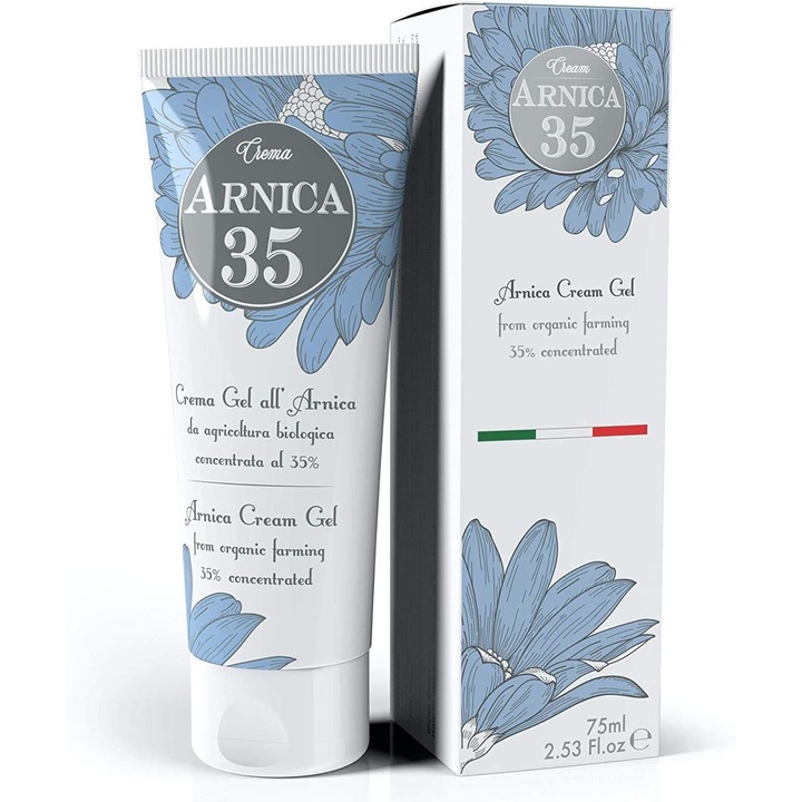 Crema Gel cu Arnica concentrat la 35%, DULÀC FARMACEUTICI 1982, 75 ml