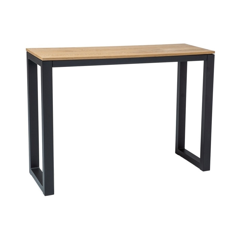 Consola Umberto, blat furnir stejar, 120x34x85 cm