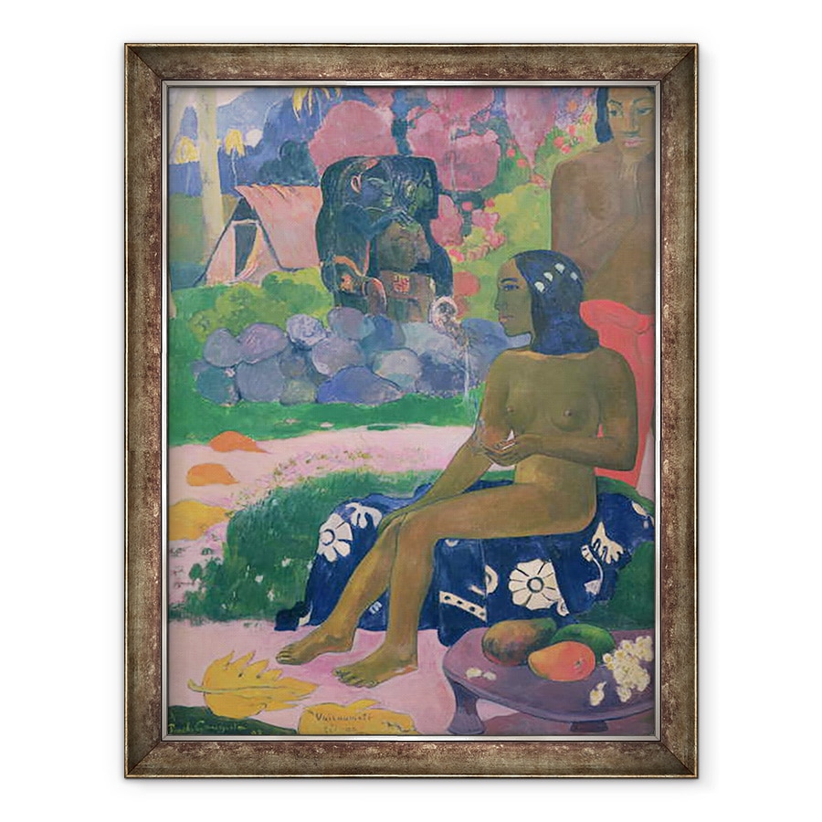 Tablou inramat - Paul Gauguin - Vairaumati Tei Oa Numele ei este Vairaumati, 70 x 90 cm