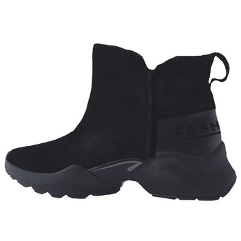 Ghete dama, din piele naturala, Tamaris, 1-26252-25-01-P-10, negru, Negru Ghete dama, din piele naturala, Tamaris, 1-26252-25-01-P-10, negru, Negru
