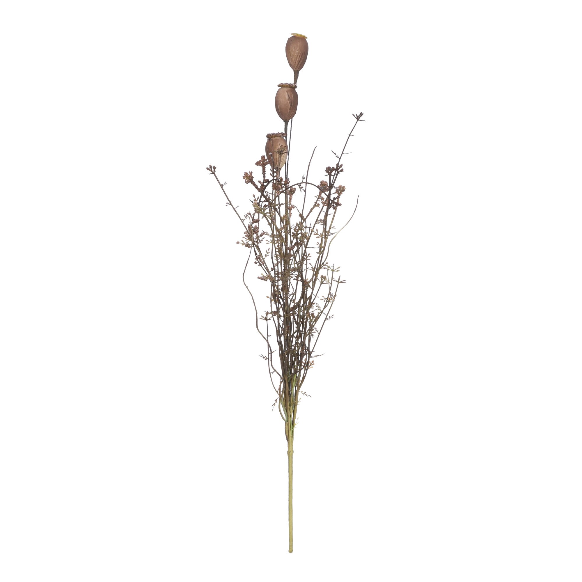 Buchet artificial, maci, maro, 58x5 cm