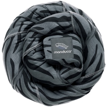 Wrap elastic Manduca WildLife Zebra, Negru/Gri Wrap elastic Manduca WildLife Zebra, Negru/Gri