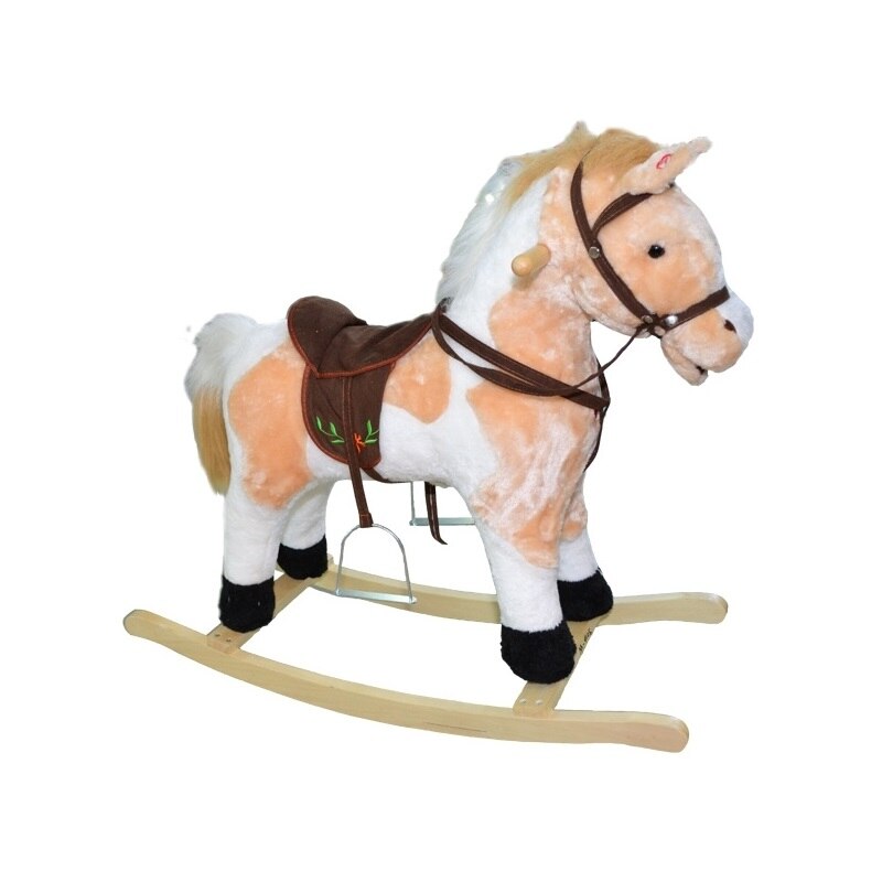 Balanoar tip Ponei pentru copii, plus, alb/maro