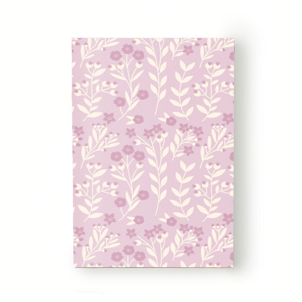 Caiet tip Agenda Heartwork cu muchie cusuta, Model natural vintage roz, Latime 140 mm x Inaltime 200 mm