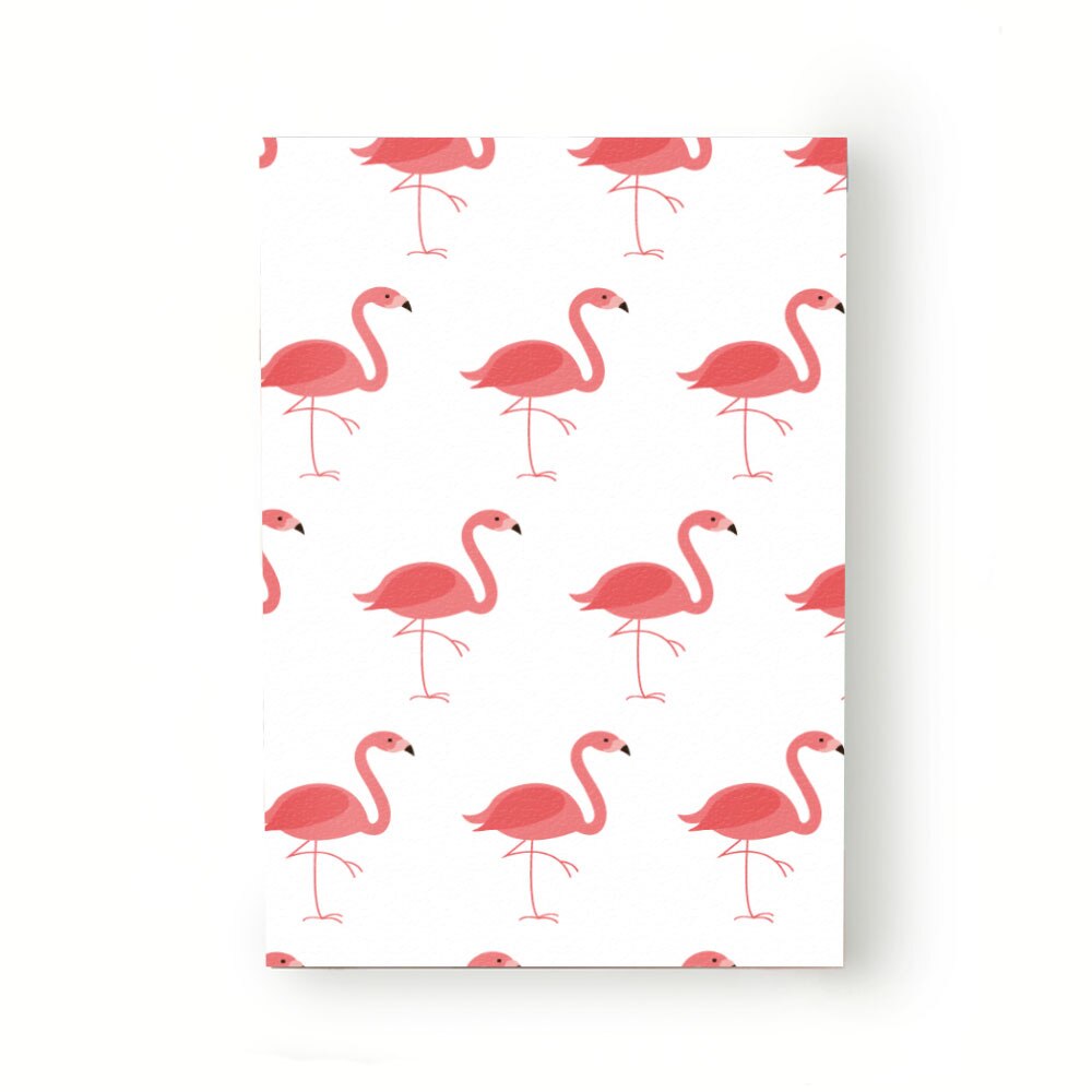 Caiet tip Agenda Heartwork cu muchie cusuta, Flamingo roz, Latime 140 mm x Inaltime 200 mm
