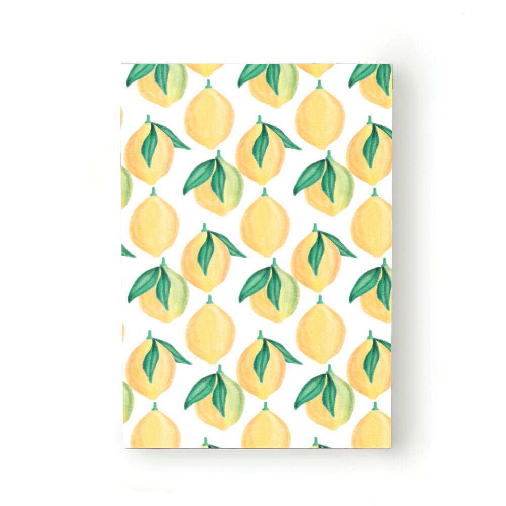 Caiet tip Agenda Heartwork cu muchie cusuta, Fructe lamai 2, Latime 140 mm x Inaltime 200 mm