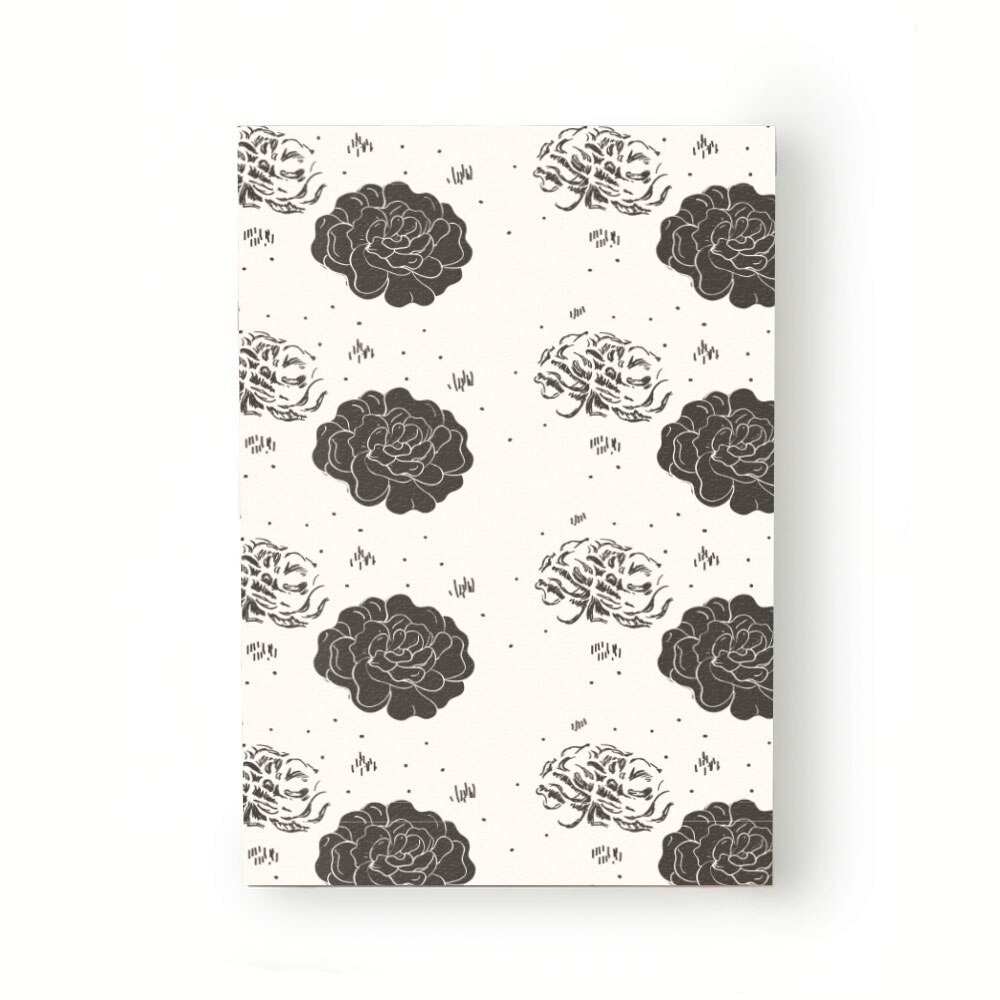 Caiet tip Agenda Heartwork cu muchie cusuta, Floare trandafir clasic, Latime 140 mm x Inaltime 200 mm