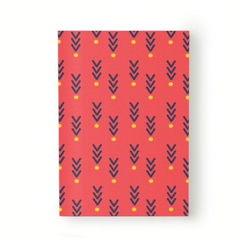 Caiet tip Agenda Heartwork cu muchie cusuta, Geometric rosu aprins, Latime 140 mm x Inaltime 200 mm Caiet tip Agenda Heartwork cu muchie cusuta, Geometric rosu aprins, Latime 140 mm x Inaltime 200 mm