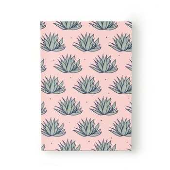 Caiet tip Agenda Heartwork cu muchie cusuta, Planta aloe roz, Latime 140 mm x Inaltime 200 mm Caiet tip Agenda Heartwork cu muchie cusuta, Planta aloe roz, Latime 140 mm x Inaltime 200 mm