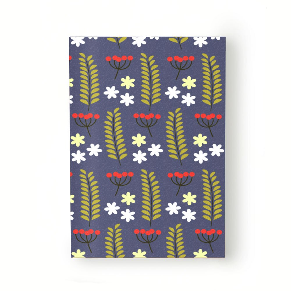 Caiet tip Agenda Heartwork cu muchie cusuta, Elemente naturale mov, Latime 140 mm x Inaltime 200 mm