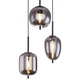 Полилей Globo Lighting Blacky, 3 x E14 max 40W, IL-371990