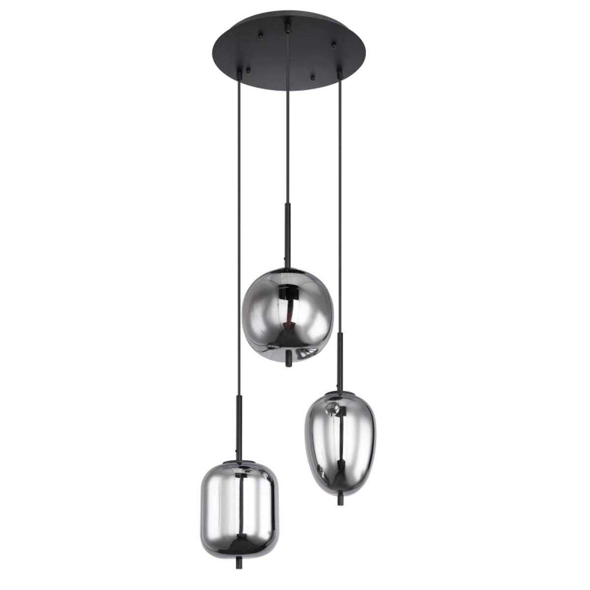 Pendul Globo Lighting Blacky, 3 x E14 max 40W, IL-371990
