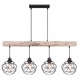 Пендел Globo Lighting Theodor, 4 x E27 max 60W, IL-372089