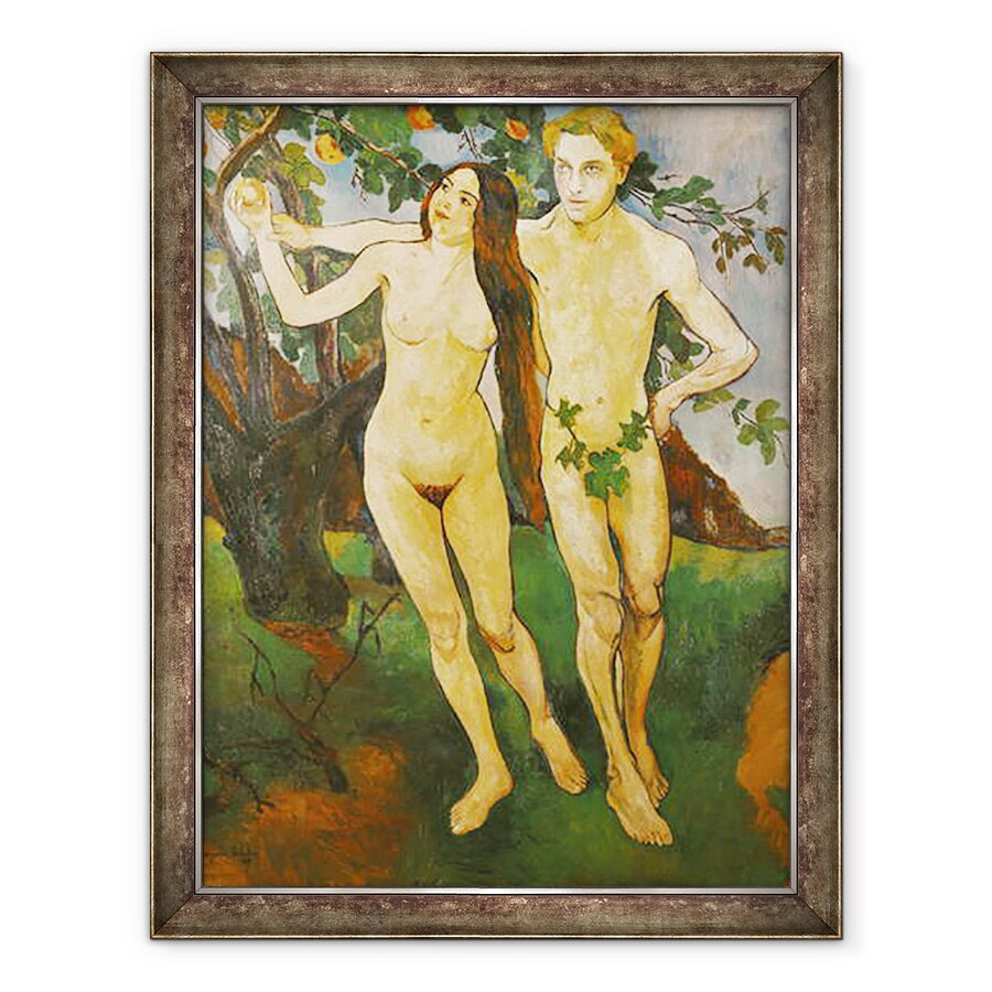 Tablou inramat - Marie Clementine Valadon - Adam si Eva, 60 x 80 cm