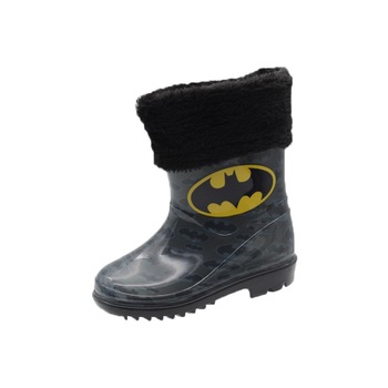 Cizme din cauciuc pentru baieti Sentino Batman 860-733, Negru Cizme din cauciuc pentru baieti Sentino Batman 860-733, Negru