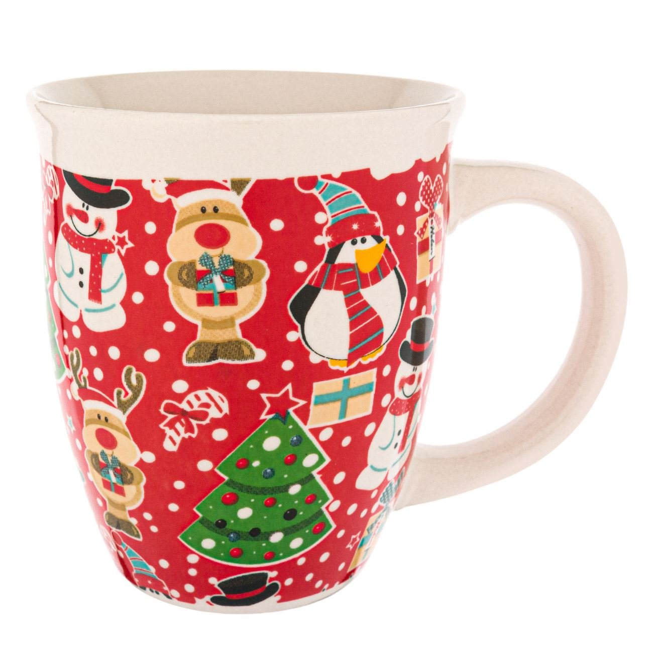 Cana ceramica, design de Craciun, 390 ml