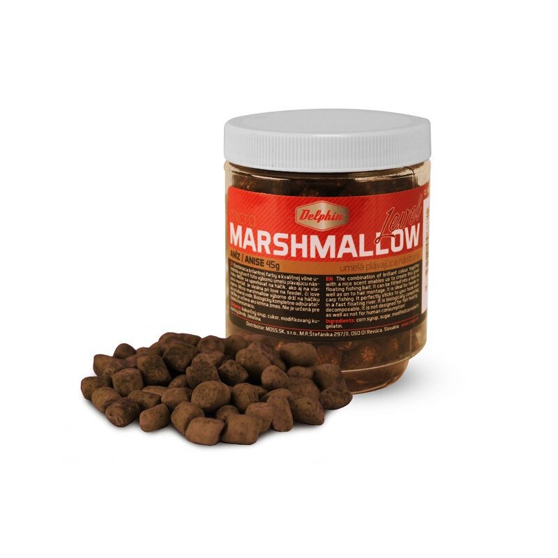 Momeala flotanta Delphin Micro MARSHMALLOW, 45 g, anason