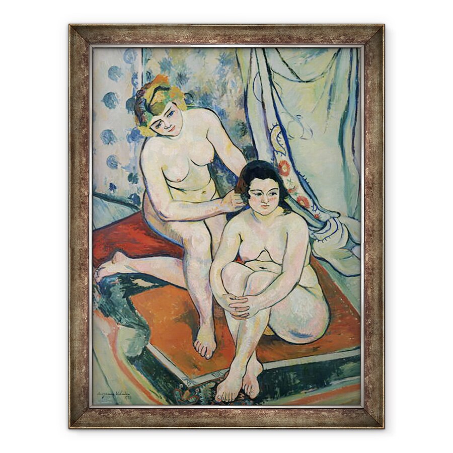 Tablou inramat - Marie Clementine Valadon - Cei doi scaldatori, 70 x 90 cm