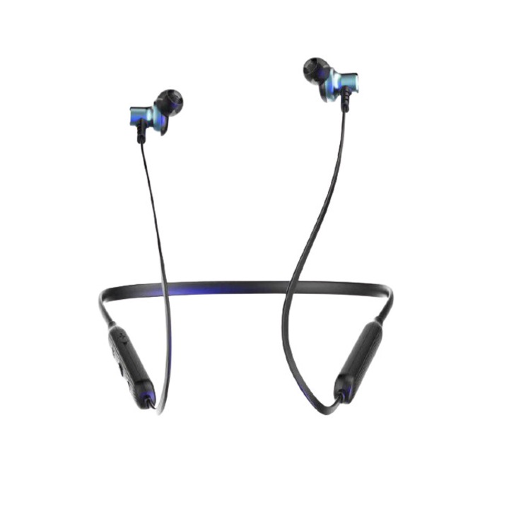 Konfulon BHS-09 vezeték nélküli fülhallgató, Bluetooth, mikrofonnal, fekete