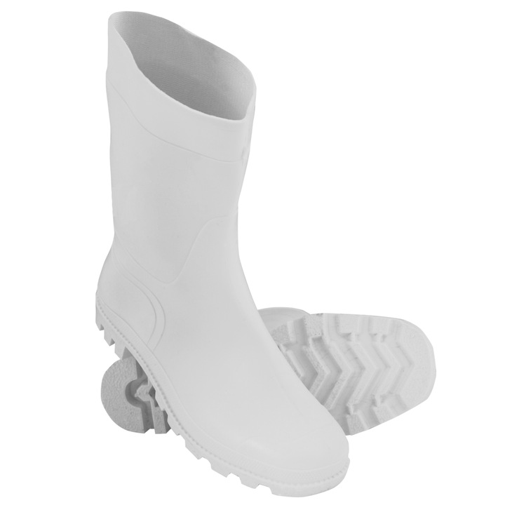 Prima Fehér csizma, PVC, 42-es méret