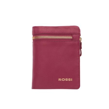 Portofel dama, RSL27135, Rosu, Piele naturala
