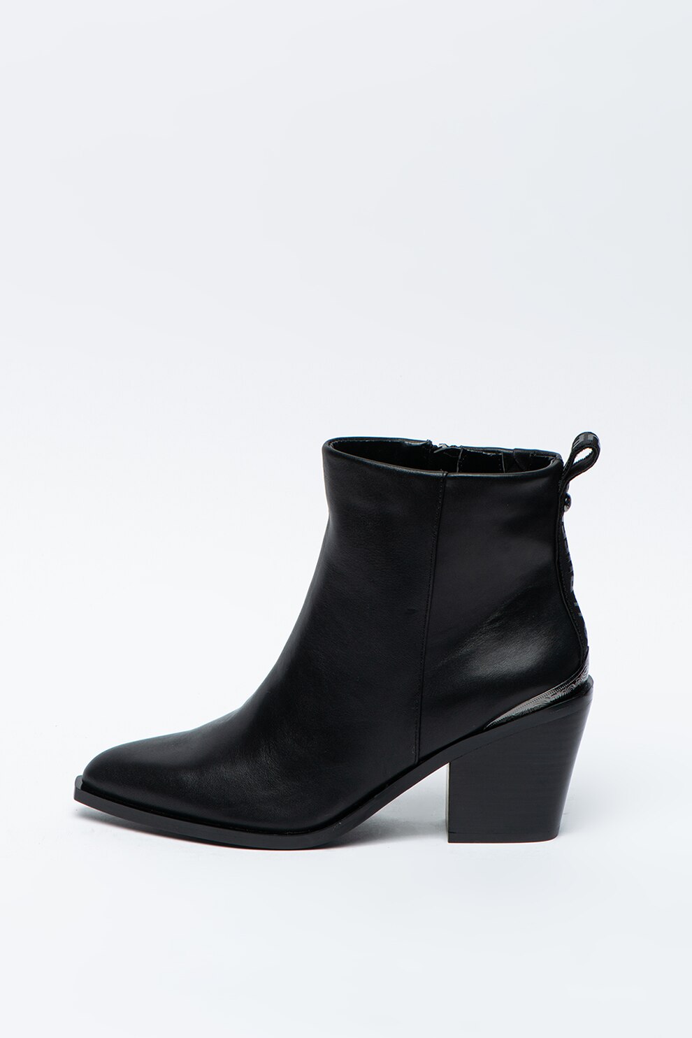 Buffalo, Botine de piele cu toc cubanez Margarita