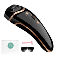 Epilator IPL Sellfluence, clasa Premium, epilare definitiva fara durere, 999.999 de pulsatii, pentru barbati si femei, accesoriu fata, corp, axila si inghinal, pentru uz casnic, senzor piele, cu laser