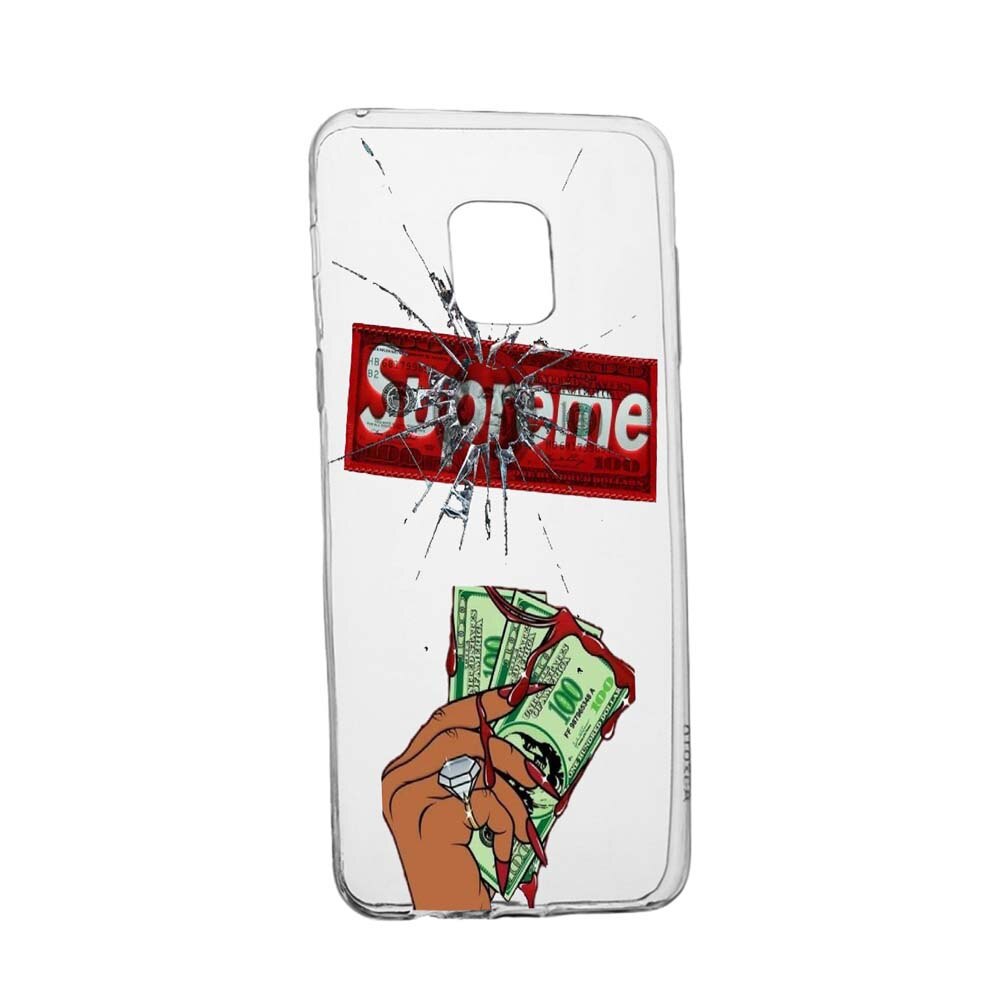 Husa Supreme, Money, pentru Xiaomi Redmi Note 9 Pro, rezistenta la uzura, anti-alunecare, 257