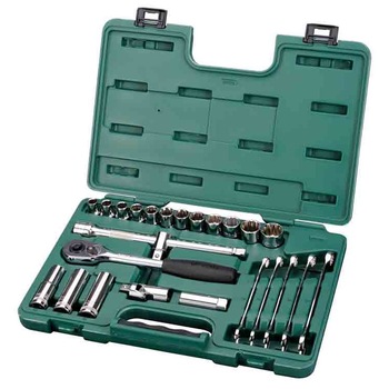 Trusa capete chei tubulare, SATA, 25 de piese Trusa capete chei tubulare, SATA, 25 de piese