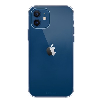 Husa iPhone 12 - X-level originala, silicon clear ultraslim (0.33mm), iShield Thin - Transparenta