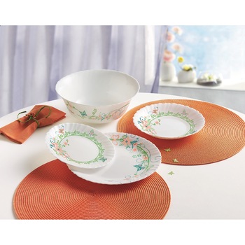 Serviciu de masa 19 piese Luminarc Colombelle Saumon Serviciu de masa 19 piese Luminarc Colombelle Saumon