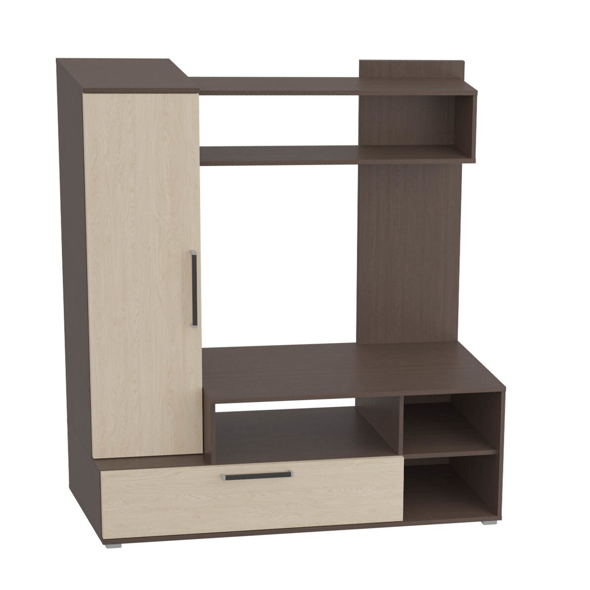 Set living Sani Eva, Wenge/Astra, L150 cm+ l44 cm+ H152 cm