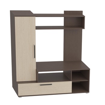 Set living Sani Eva, Wenge/Astra, L150 cm+ l44 cm+ H152 cm Set living Sani Eva, Wenge/Astra, L150 cm+ l44 cm+ H152 cm