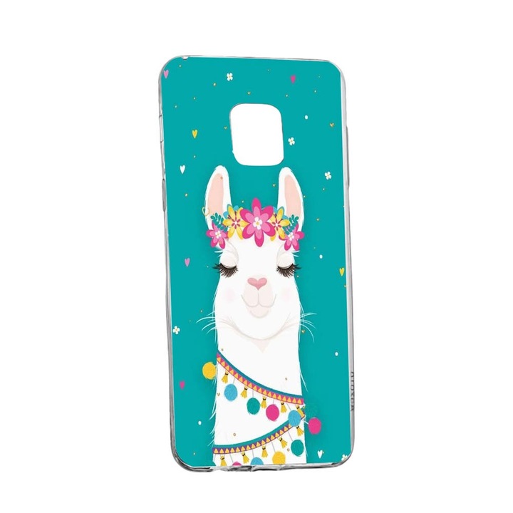 Husa Lovely Lama, pentru Xiaomi Redmi Note 9 Pro Max, rezistenta la uzura, anti-alunecare, 248