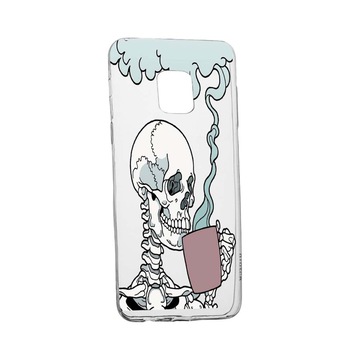 Husa Thinking Skull, pentru Xiaomi Redmi Note 9S, rezistenta la uzura, anti-alunecare, 252 Husa Thinking Skull, pentru Xiaomi Redmi Note 9S, rezistenta la uzura, anti-alunecare, 252