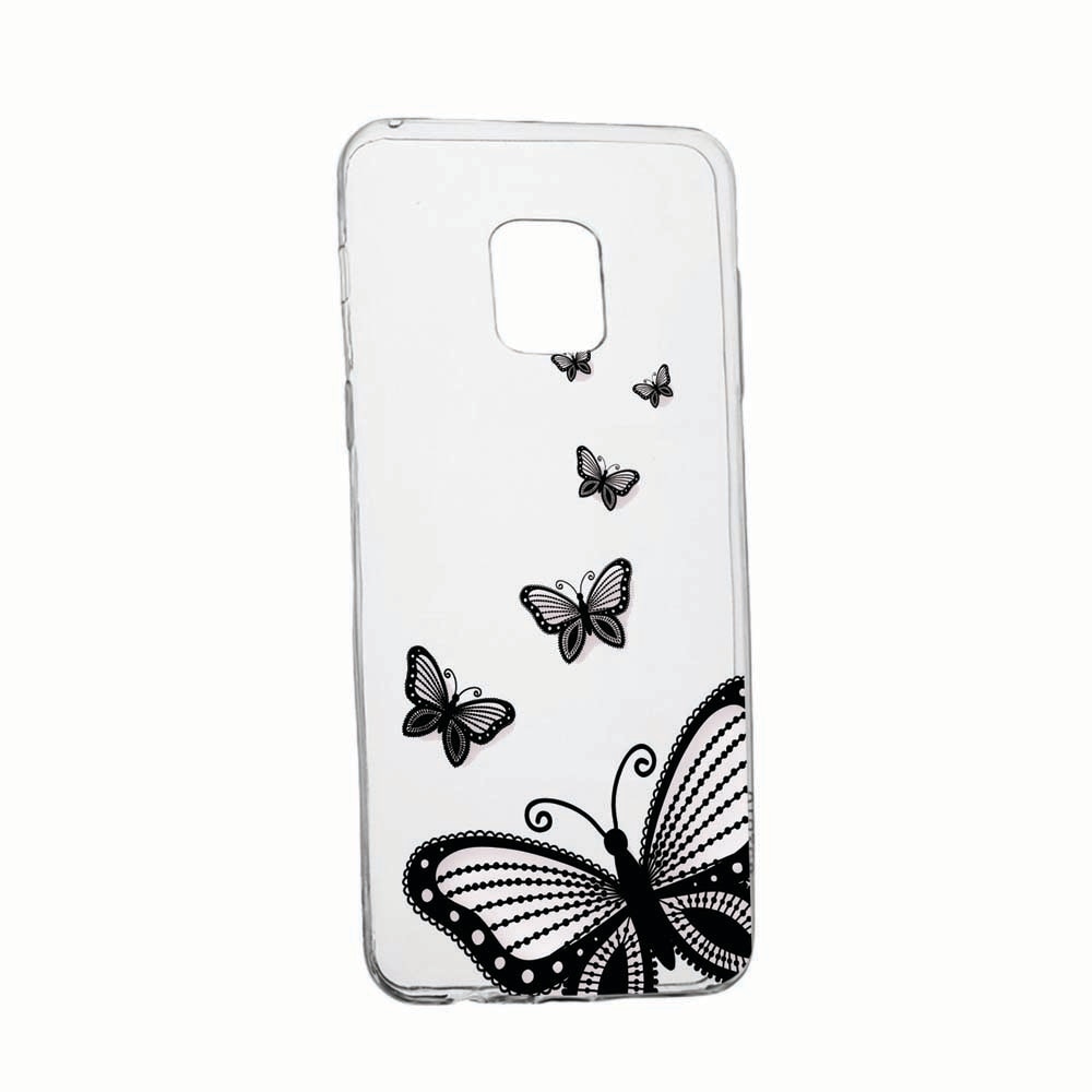 Husa pentru Xiaomi Redmi Note 9 Pro, Butterfly, rezistenta la uzura, anti-alunecare, 79