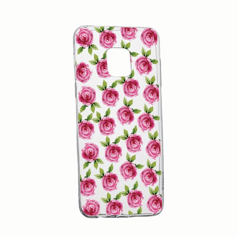 Husa pentru Xiaomi Redmi Note 9S, Rose, rezistenta la uzura, anti-alunecare, 107