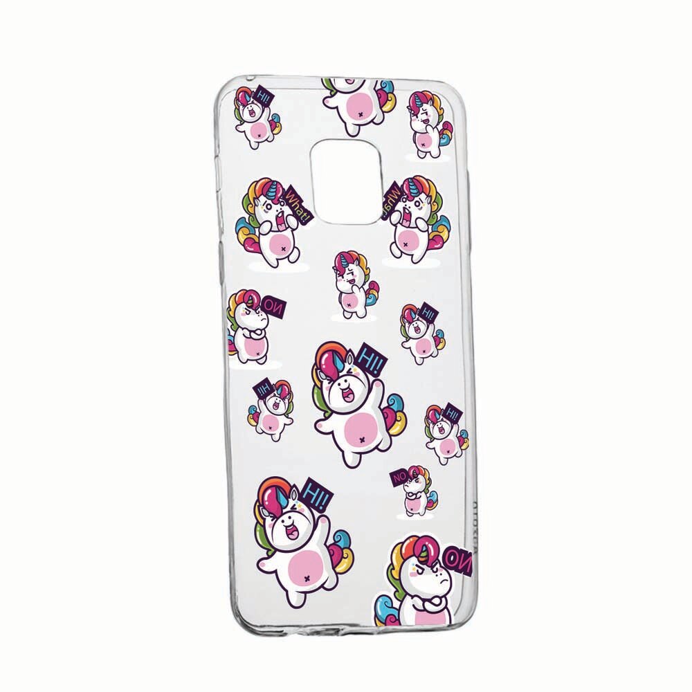 Husa pentru Xiaomi Redmi Note 9 Pro, Fat Unicorn, rezistenta la uzura, anti-alunecare, 80