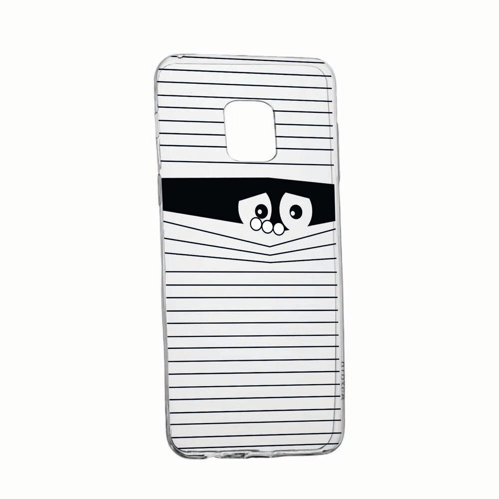 Husa pentru Xiaomi Redmi Note 9 Pro, Look Black, rezistenta la uzura, anti-alunecare, 38