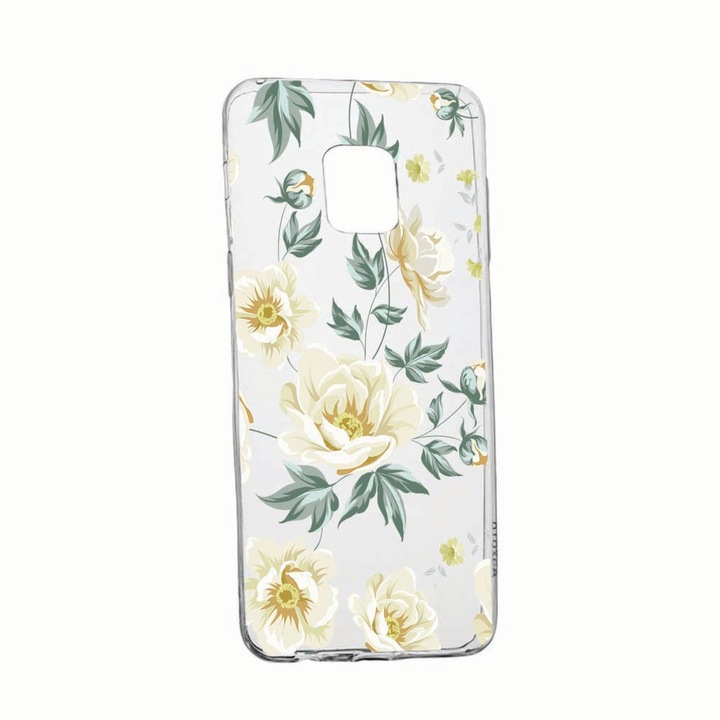 Husa pentru Xiaomi Redmi Note 9 Pro Max, Flori, rezistenta la uzura, anti-alunecare, 126