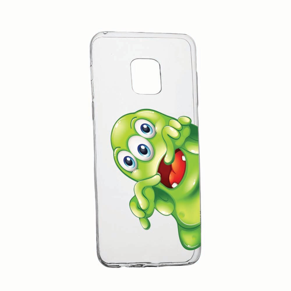 Husa pentru Xiaomi Redmi Note 9 Pro, Green Monster, rezistenta la uzura, anti-alunecare, 60