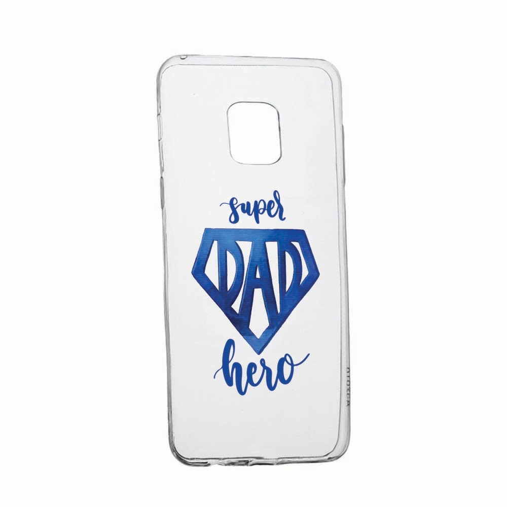 Husa pentru Xiaomi Redmi Note 9 Pro, rezistenta la uzura, anti-alunecare, Superhero Dad, 182